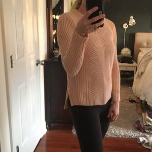 Madewell light pink/blush sweater